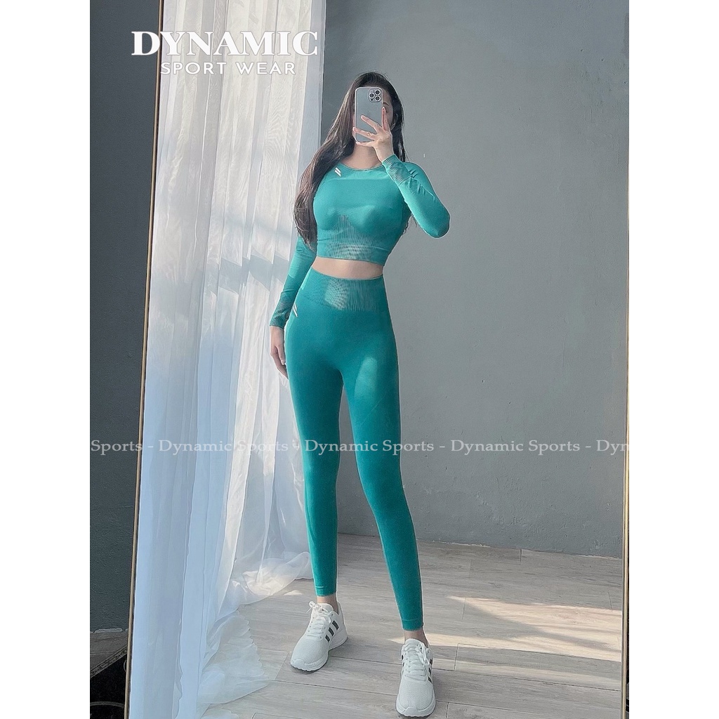 Set dài tay thể thao tập Gym, Yoga, Aerobic nữ Doyoueven