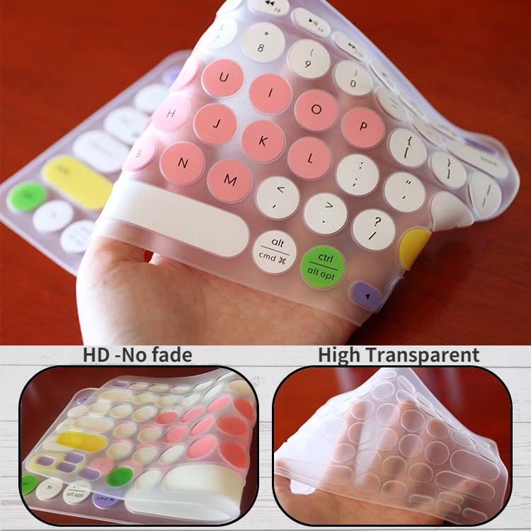 Logitech K380 Vỏ Bàn Phím Bluetooth Không Dây Phim K480 Bàn Phím Logitech Màng Bàn Phím Silicon