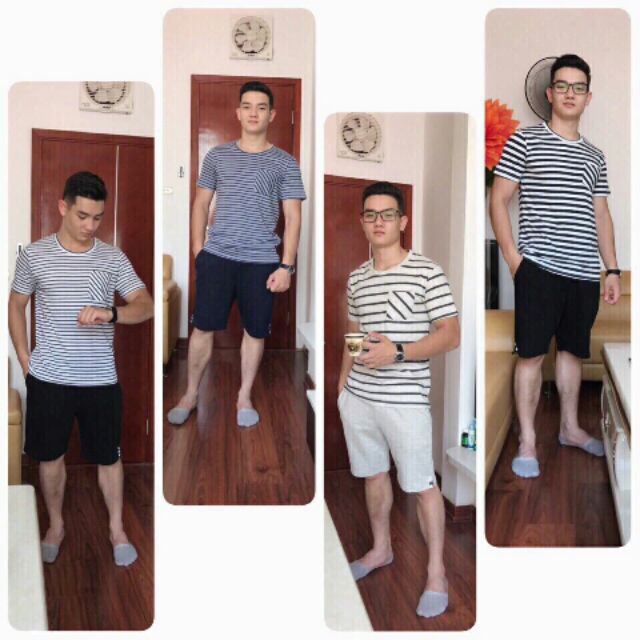 Bộ kẻ nam UNIQLO