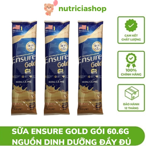 Sỉ 1 thùng Ensure gói 60,6g (250 gói)