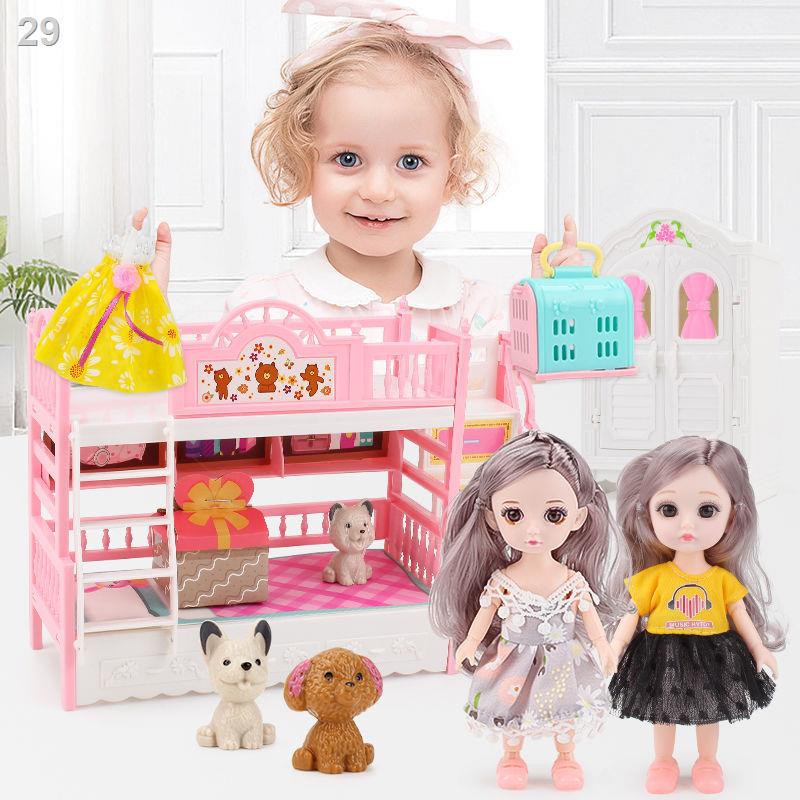 Barbie big suit girl công chúa baby cute búp bê bjd trẻ em đồ chơi cho bé gái 3 6 tuổi món quà