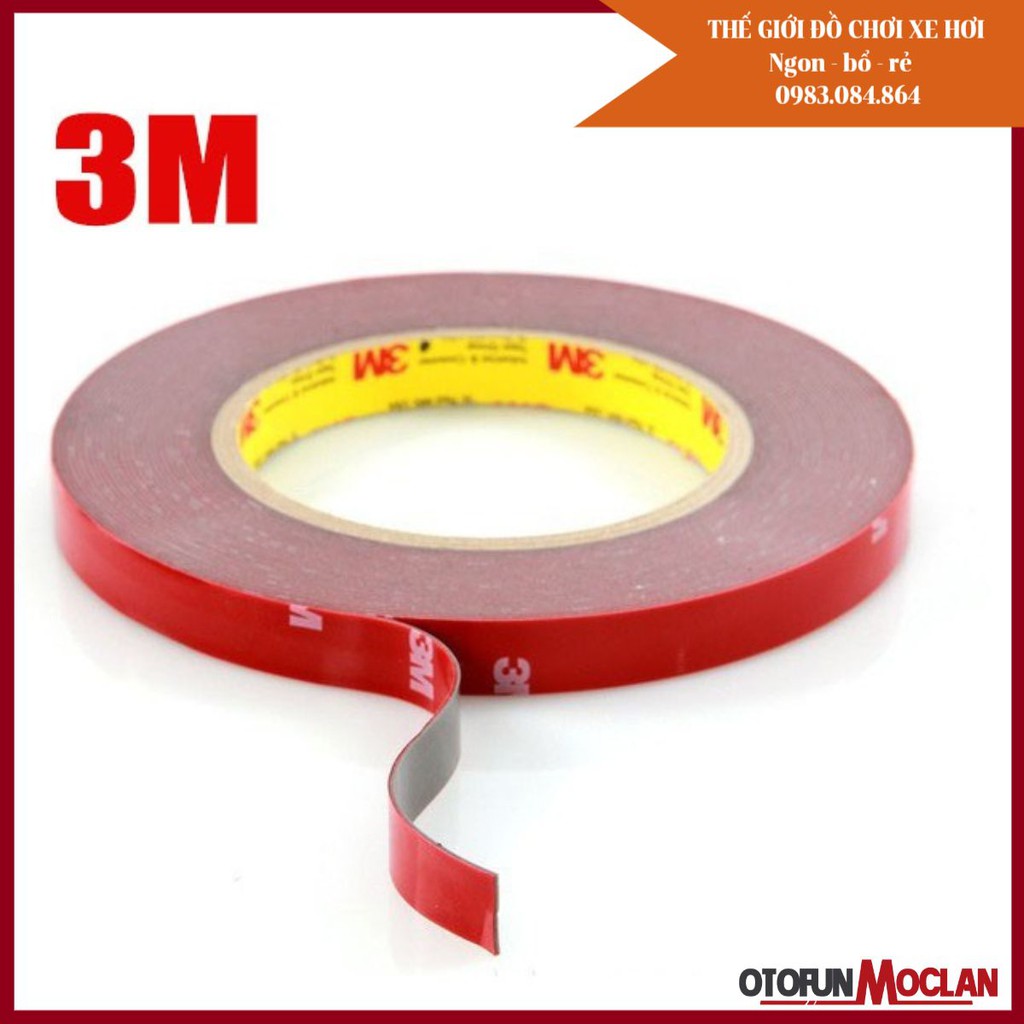 Cuộn băng dính đục và trong dài 3 mét chính hãng 3M ( đủ size) - băng keo 3m