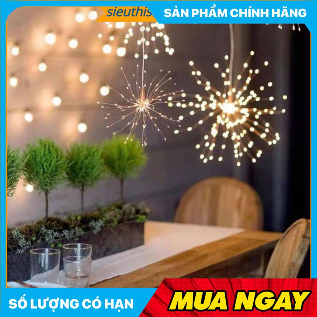 Đèn Led Pháo Hoa FREESHIP Đèn Led Trang Trí 8 Hiệu Ứng