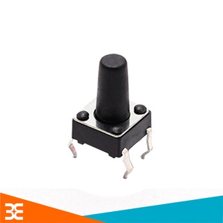 Bộ 10 Nút Nhấn 4 Chân 6x6x10mm, Tặng 10 Vỏ Nút Nhấn Màu Sắc Ngẫu Nhiên