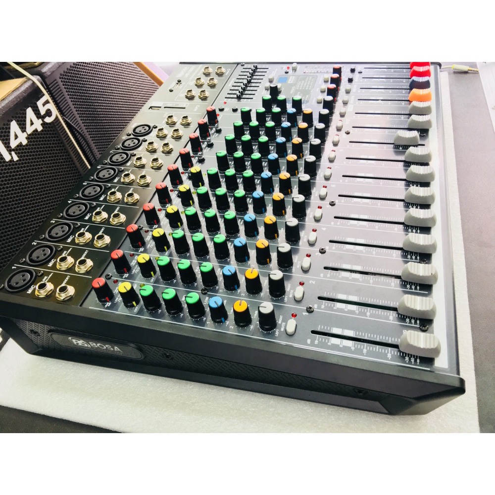 Bàn Mixer karaoke sân khấu BOSA LIVE 1202FX, Tích hợp bộ xử lý effect Dsp Alesis 100 chương trình hiệu ứng cực hay