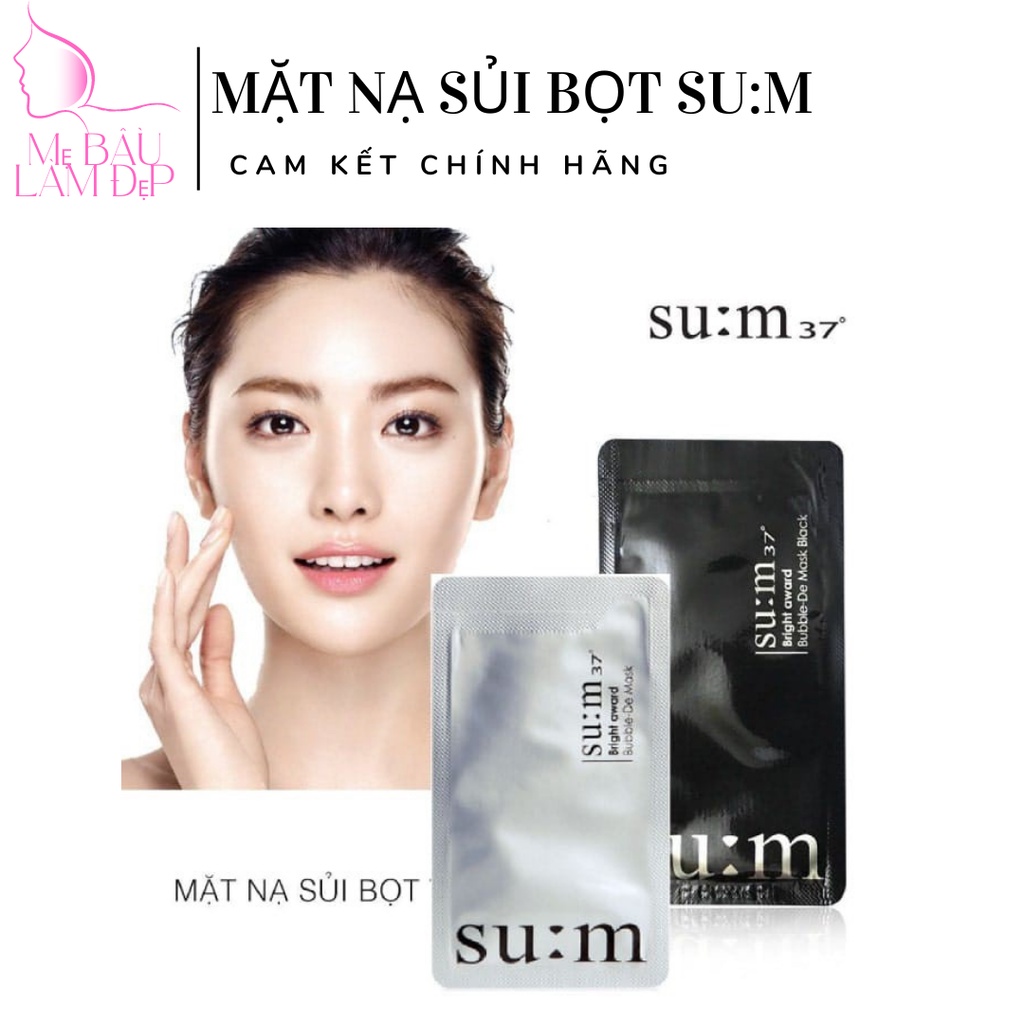 Mặt nạ Sum sủi bọt thải độc hút chì cho da - hàng chuẩn Hàn Quốc