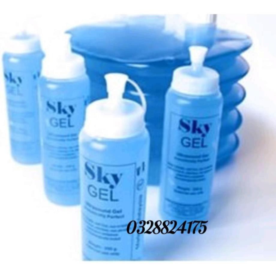 Gel siêu âm Sky ML Trắng/ Xanh ( Can 5 lít)