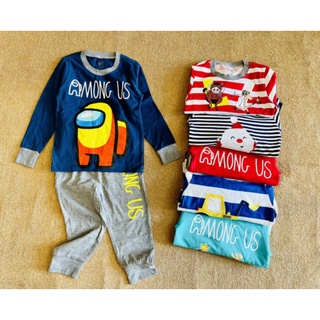 set 2 bộ gap cotton bé trai( hàng dư xịn)