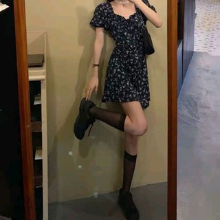 Váy Đen Hoa Nhí Cực Xinh