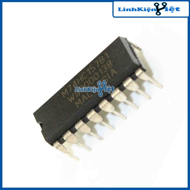 Chíp 74HC157 Quad 2-input Data Multiplexers DIP16
