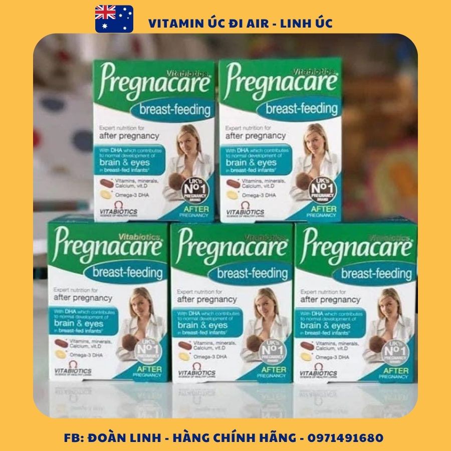 Vitamin tổng hợp Pregnacare Breastfeeding, Anh (84 viên) giúp lợi sữa và tăng cường đề kháng cho mẹ cho con bú sau sinh