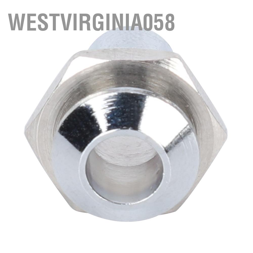 Westvirginia058 10 cái đế gắn đèn LED kim loại đồng lồi cho diode phát sáng 5mm / 0 2in