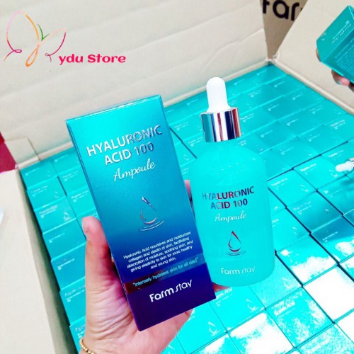 Tinh Chất HA Cấp Ẩm Phục Hồi Da Căng Bóng Da Hyaluronic Acid Farm Stay 100ml