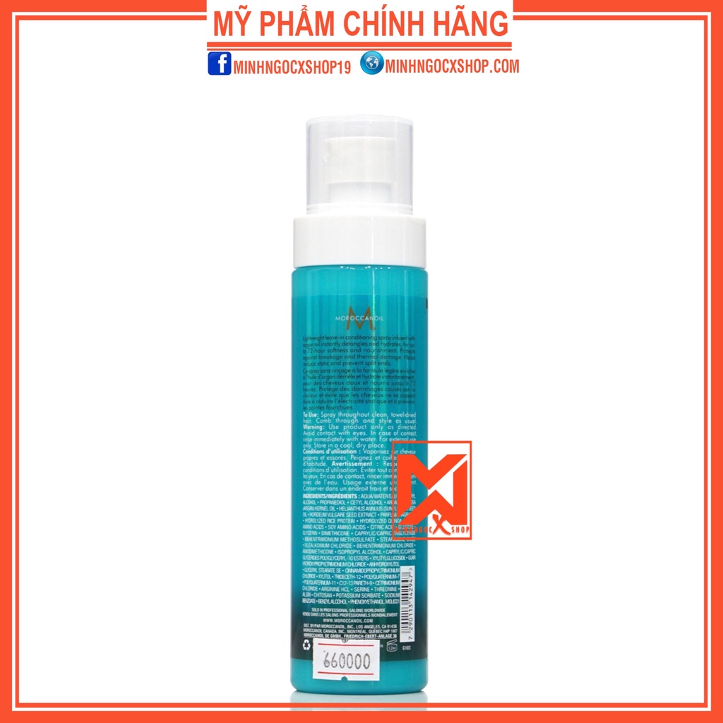 Xịt xả khô đa năng Moroccanoil All In One Leave-In Conditioner 160ml