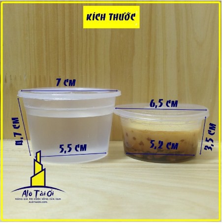 combo 50 cốc nhựa làm caramen