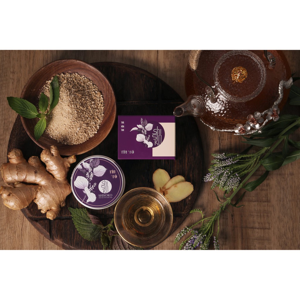 Trà Hòa Tan Tía tô Shisoko