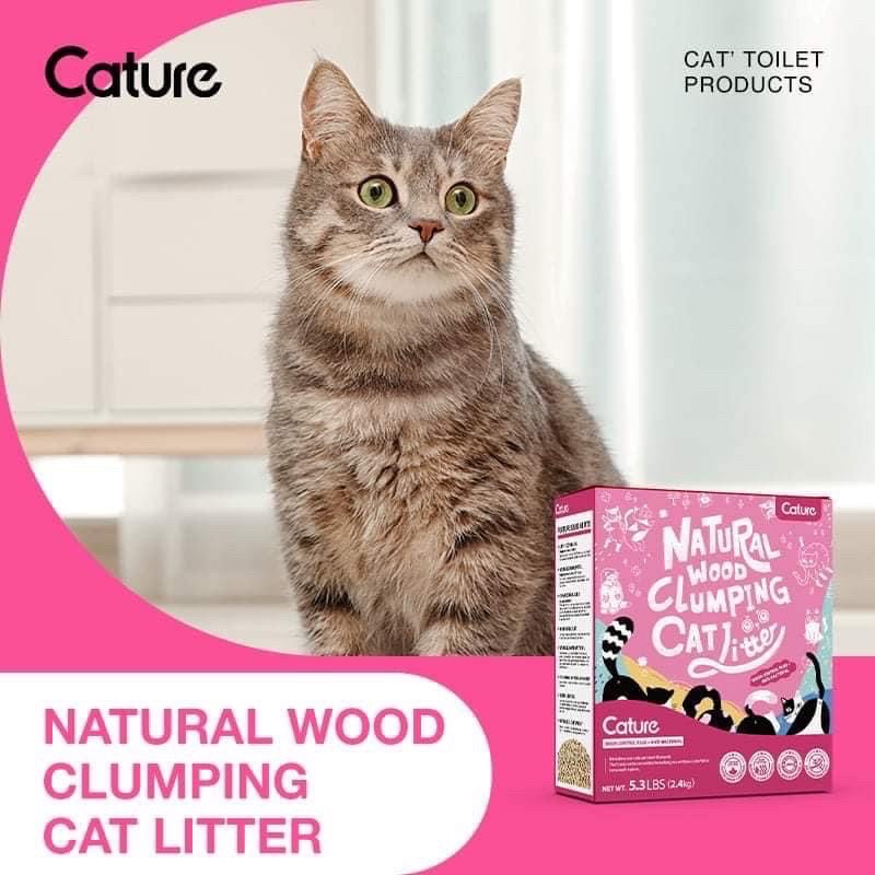 Cát gỗ Cature Odor Control Plus Smart Cat Litter 6L(2.4kg)