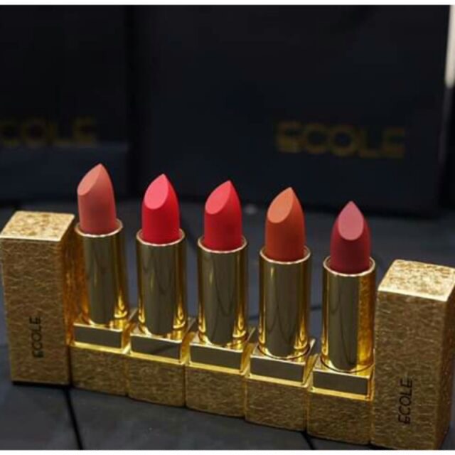 SON ECOLE DELIGHT LIPSTICK GOLD ver2 2019 Kèm hộp