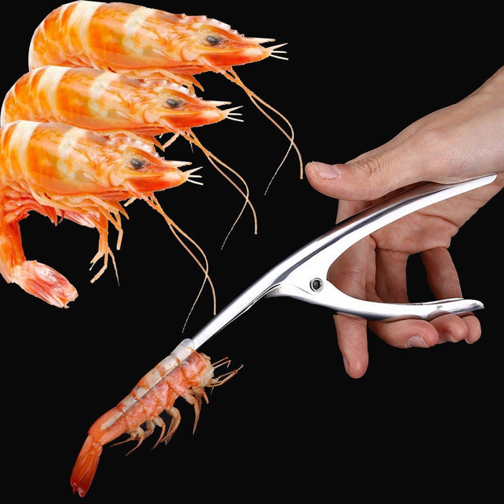 Dụng Cụ Lột Vỏ Tôm Bằng Thép Không Gỉ