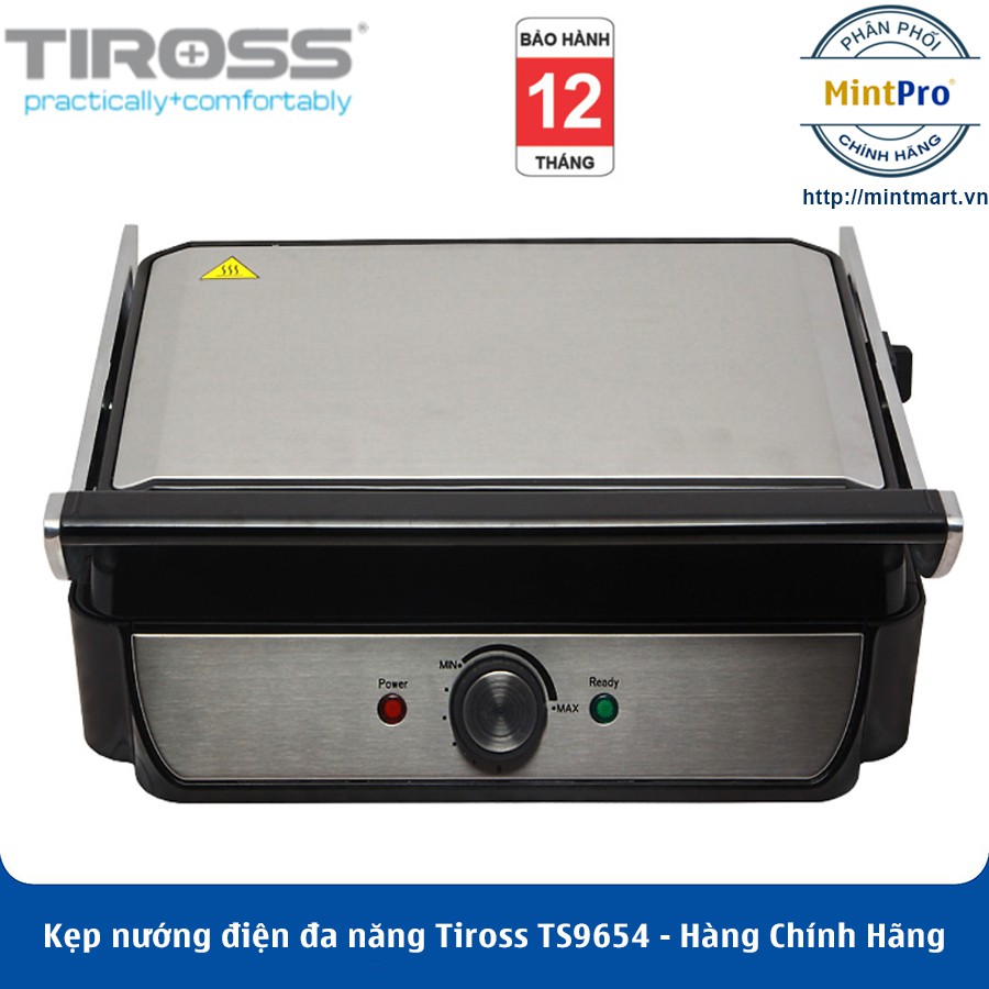 Kẹp nướng điện đa năng Tiross TS9654 - Hàng Chính Hãng