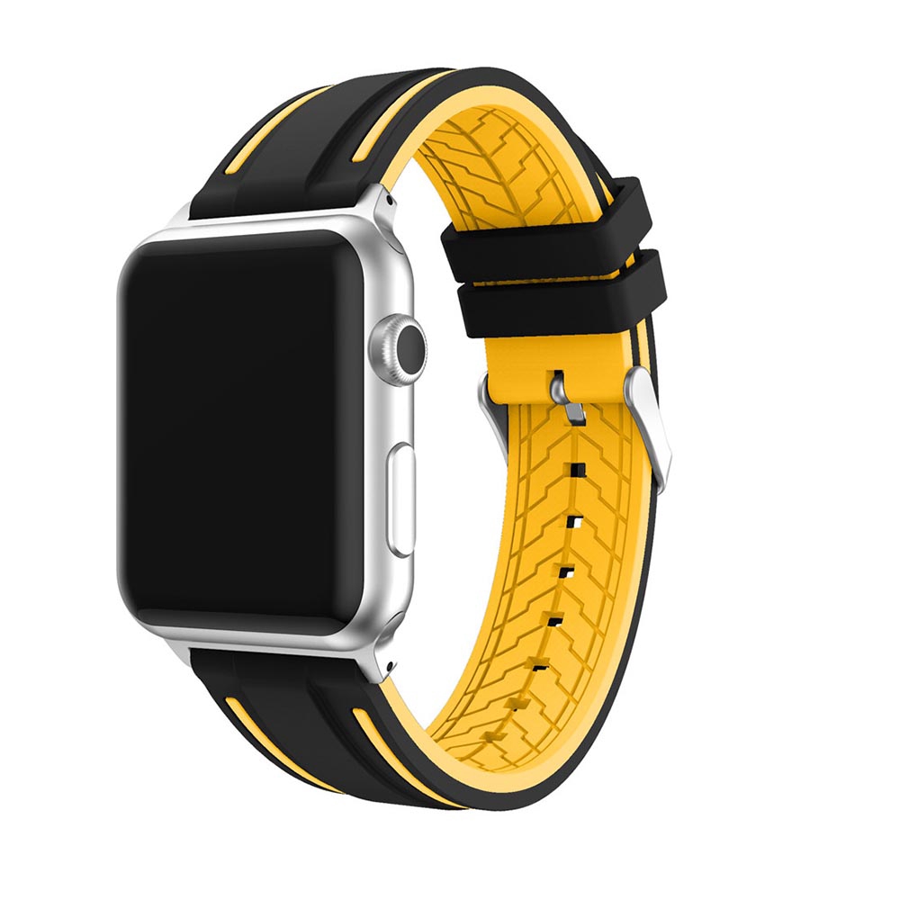 Soft Silicone Band Strap for Apple Watch Series 1 2 3 4 5 6 SE 38mm 40mm 42mm 44mm Series 7 41mm 45mm