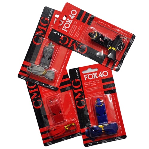 Còi trọng tài FOX 40 chuyên dụng cho bóng đá,bóng rổ, Còi thể thao cao cấp có dây đeo
