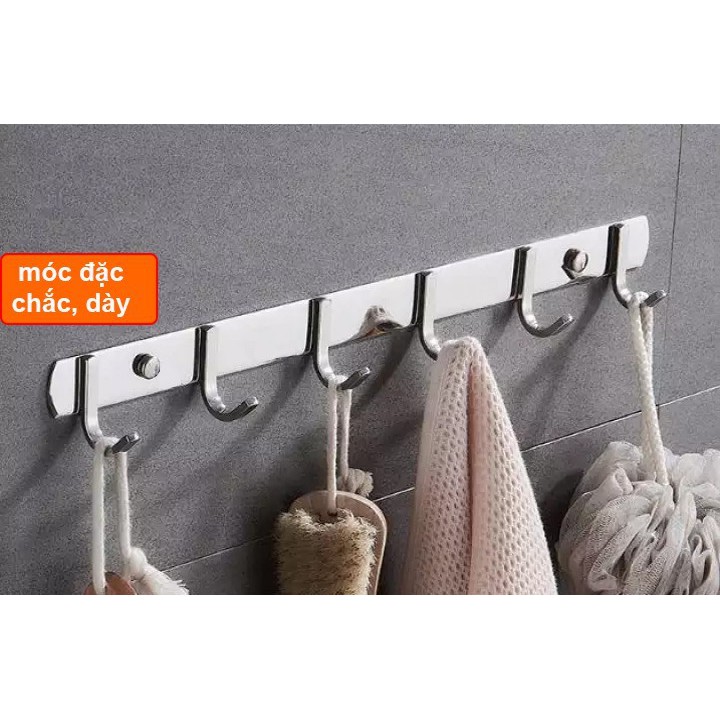 Móc áo , Móc treo quần áo trên tường bằng inox 304 trong nhà tắm móc quần áo