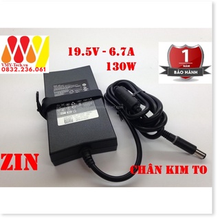 Sạc laptop dell 19.5v-6.7a 130w inspiron 7559 7566 7567 7557 - zin kèm dây nguồn