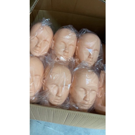 Đầu canh học nối mi, học massage cho học viên ngành spa. Chất liệu cao su mềm