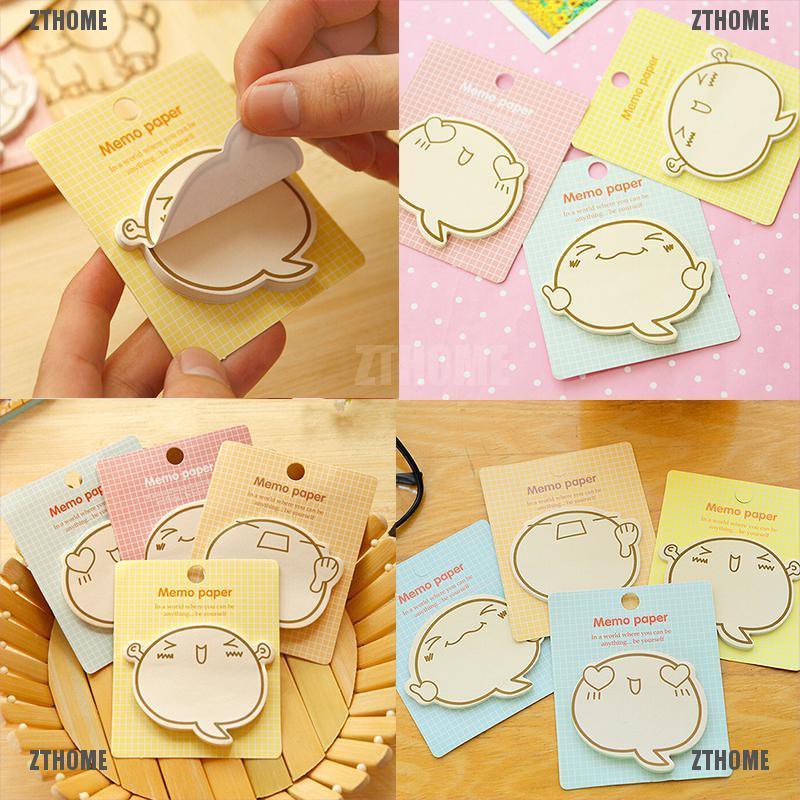 Set 2 Tập Giấy Ghi Chú Họa Tiết Dễ Thương