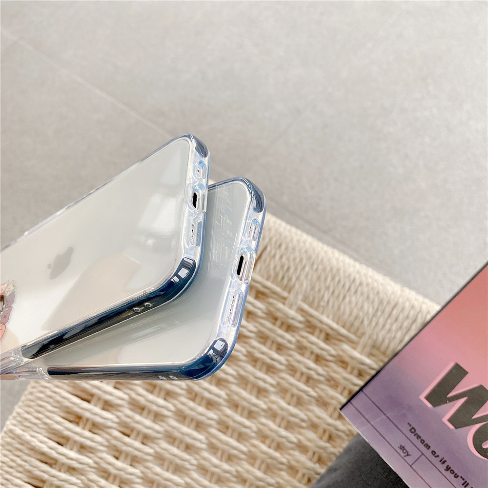 Ốp điện thoại silicone chống sốc họa tiết gấu cho IPhone 12pro Max 12mini 11 pro Max X XS XR XSMAX 6 6s 7 8 Plus | BigBuy360 - bigbuy360.vn