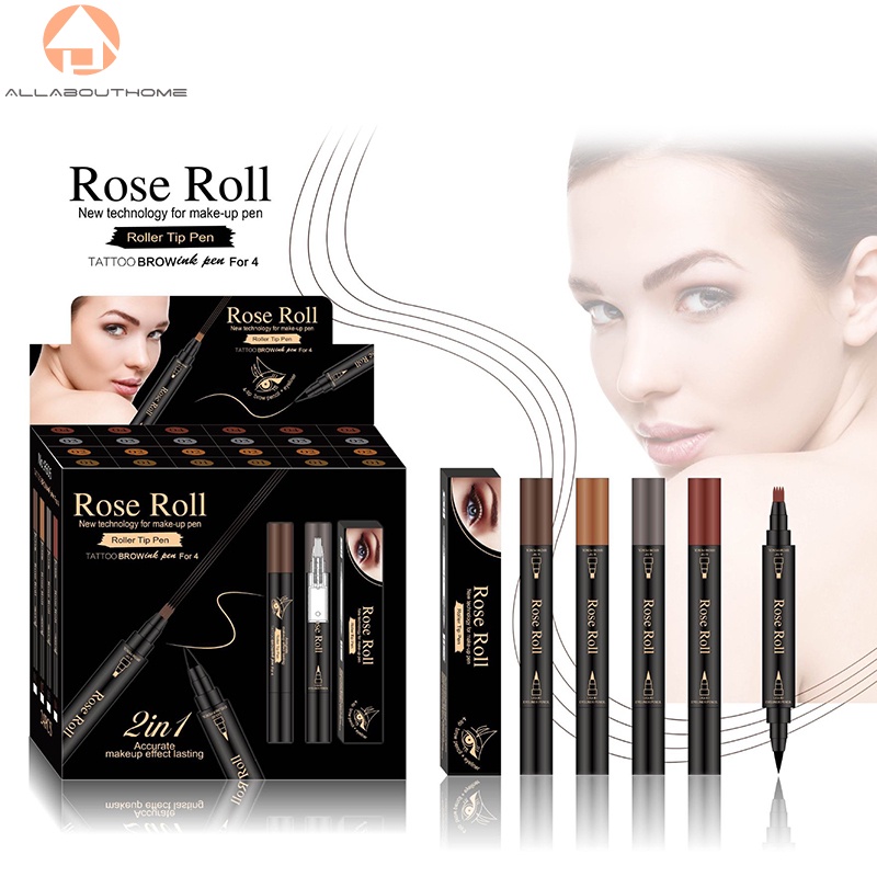 Bút kẻ mày đầu 4 ngạnh phẩy sợi thanh mảnh trang điểm lâu trôi cho nữ
 | BigBuy360 - bigbuy360.vn