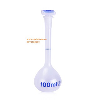 Bình định mức nhựa 100ml