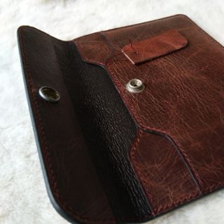 Ví da handmade đựng giấy tờ ô tô