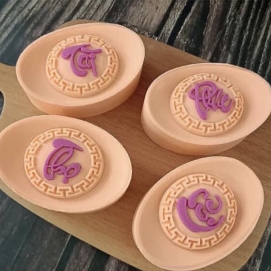 Khuôn lò xo làm bánh trung thu, bánh dẻo, bánh in, ép xôi hình thỏi vàng 4 mặt Phúc Lộc Thọ Tài