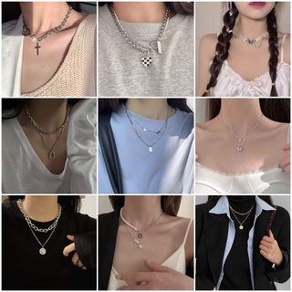 Dây chuyền hợp kim Ulzzang hot hit TikTok (rất nhìu mẫu)