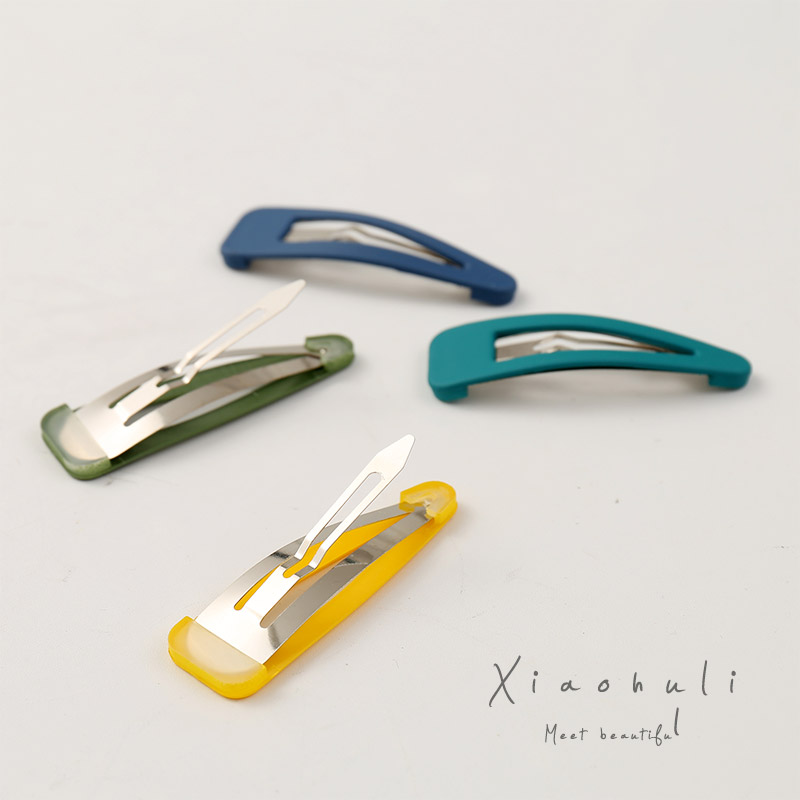 Kẹp tóc nhiều màu sắc ngọt ngào phong cách Hàn Quốc cho nữ