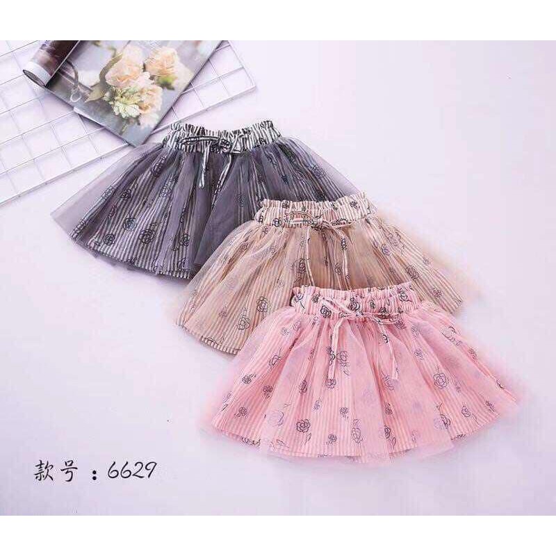 Chân váy hoa bé gái nhiều mẫu xinh xắn size 8-16kg CV01
