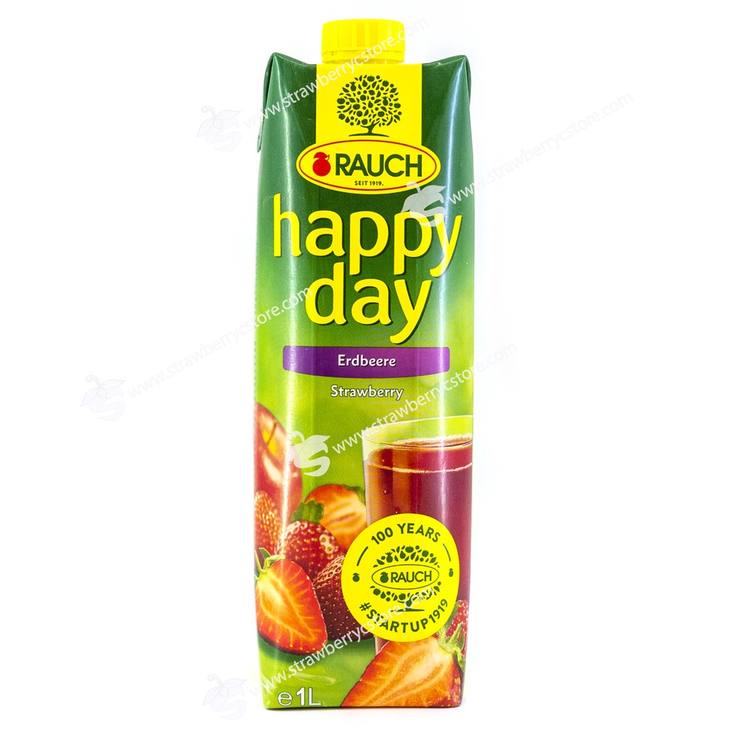 Nước Ép Trái Cây Cam/Dâu Tây/Đào/Ổi Đào/Táo Nguyên Chất 100% Rauch Happy Day Hộp 1L - Nướp Ép Nhập Khẩu