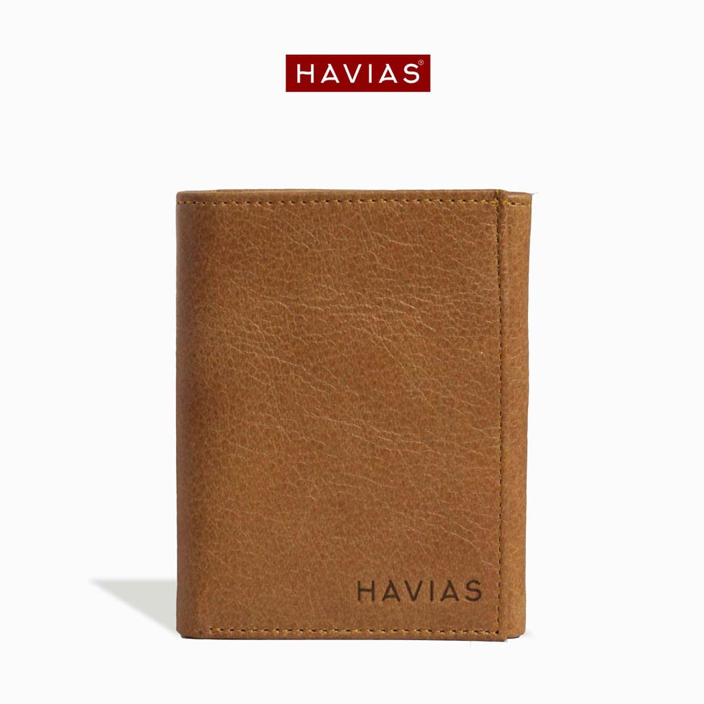 Ví da gấp quà tặng Mini NOTE Wallet HAVIAS 2 màu trendy miễn phí gói quà