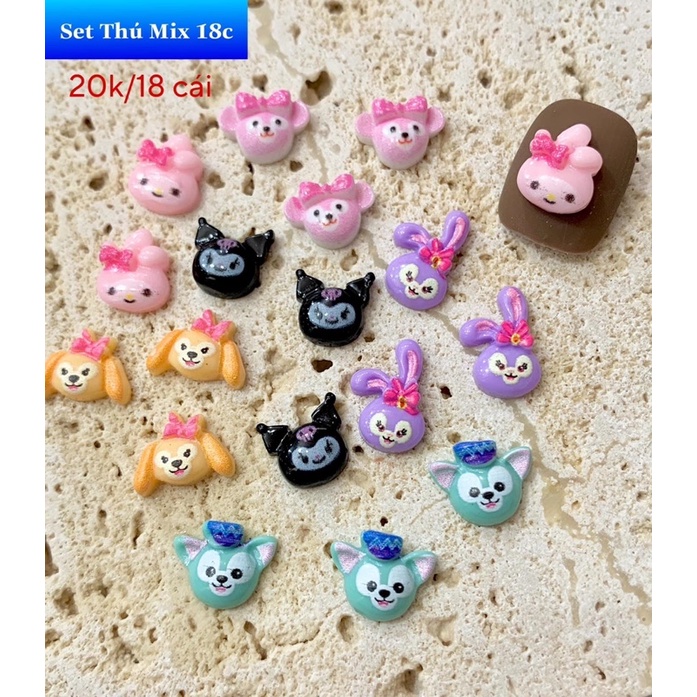 Set 50c nơ dây như hình