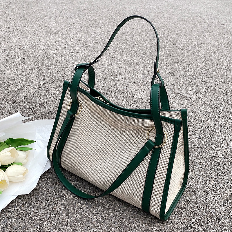 Túi xách IELGY vải canvas sức chứa lớn thời trang cho nữ