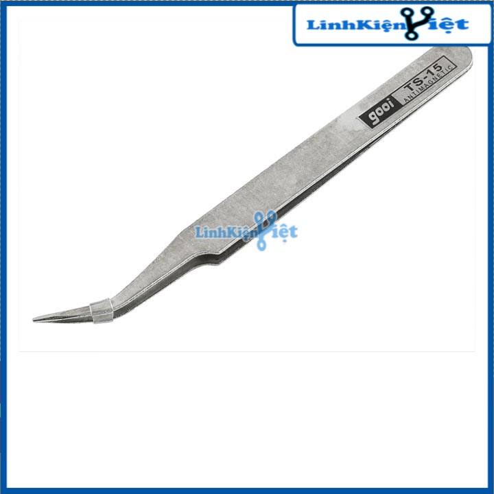 Nhíp Kẹp Linh Kiện GOOi - Loại Cong TS-15