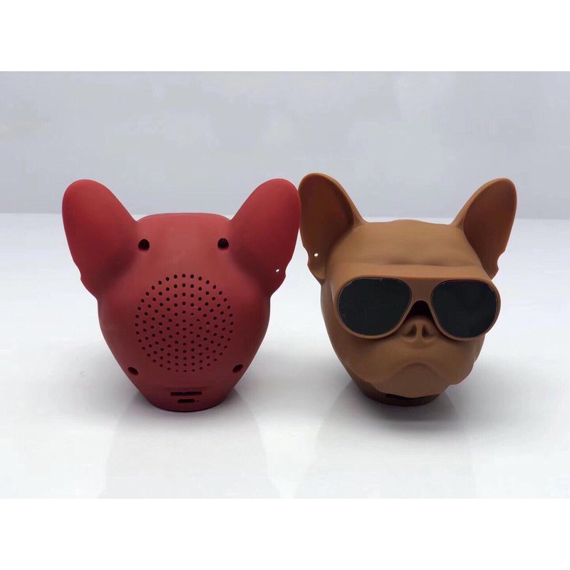 Loa Bluetooth hình đầu con chó đeo kính cực cool - Huco Việt Nam