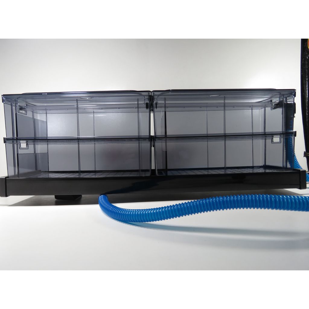 Sobo F-60 Bộ Lọc Dàn Mưa 2 Tầng 4 Khay Lọc Bằng Mica Cho Hồ Cá 55-80cm