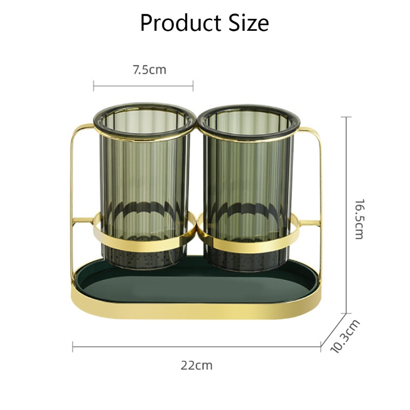Giá Đỡ Đũa Muỗng Hai Tầng Đa Năng Có Khay Đựng Tiện Lợi Dành Cho Nhà Bếp