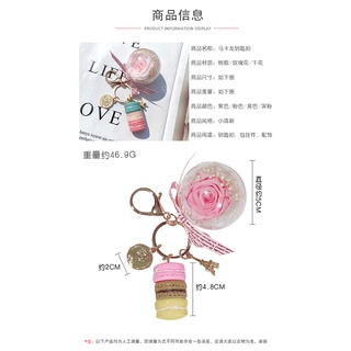 Móc Khóa Hình Bánh Macaron Dễ Thương