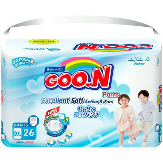 Thanh Lý Tã Quần Goon M60/L48/XL42/XXL34/XXXL26