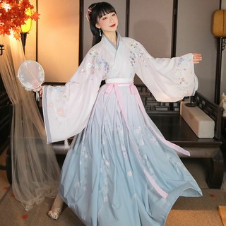Hán phục trung hoa chân váy in