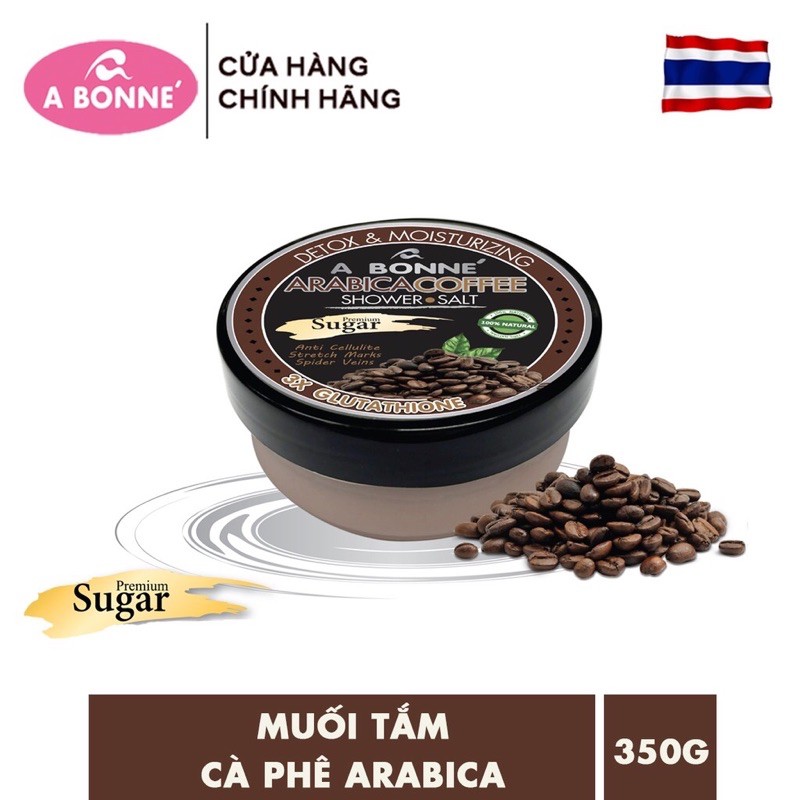 Muối tắm kết hợp Đường A Bonne 350g - Muối Cà Phê Arabica